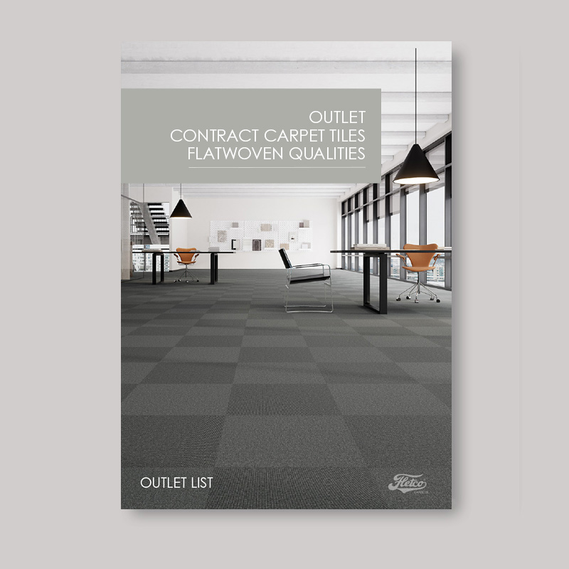 Outlet Contract Carpet Tiles, Flatwoven